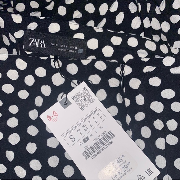 Zara NWT Polka Dot Midi Skirt - Picture 7 of 7